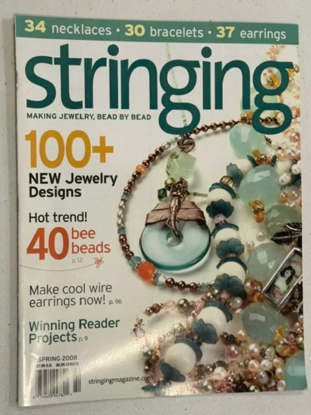 FOUR (4) Issues of Stringing Magazine-Spring, Summer, Fall & Winter 2008
